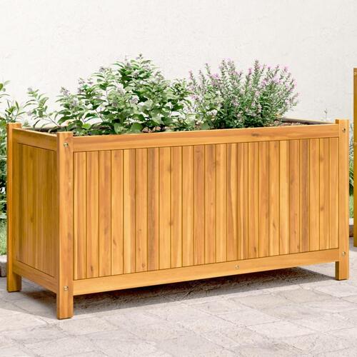 Plantekasse med for 99,5x38x50 cm massivt akacietræ