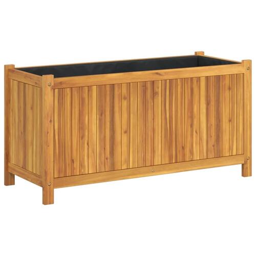 Plantekasse med for 99,5x38x50 cm massivt akacietræ