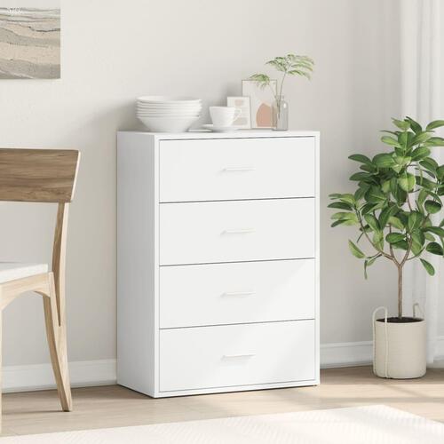 Skab 60x31x84 cm konstrueret træ hvid