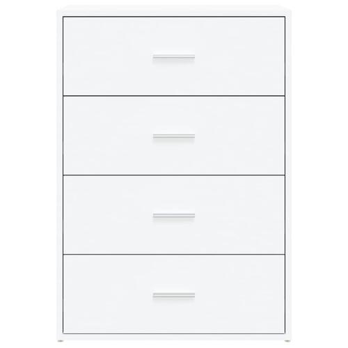 Skab 60x31x84 cm konstrueret træ hvid