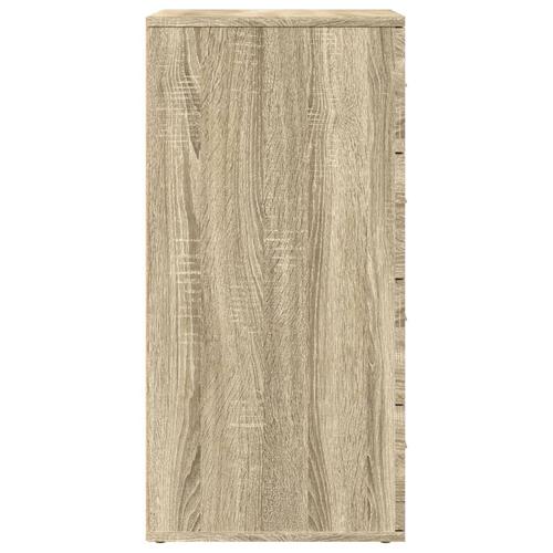 Skænk 60x39x80 cm konstrueret træ sonoma-eg
