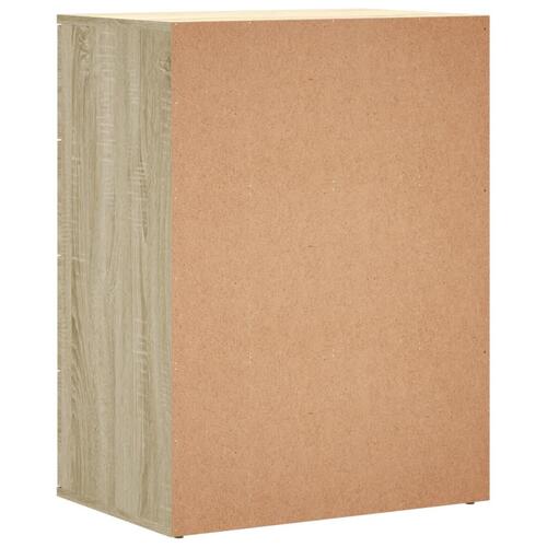 Skænk 60x39x80 cm konstrueret træ sonoma-eg