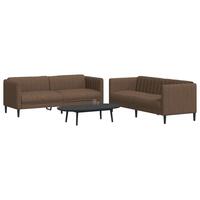2 personers sofa stof brun