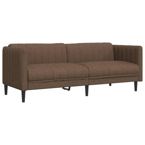 2 personers sofa stof brun