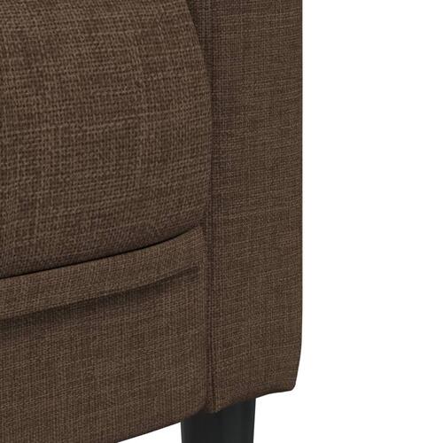 2 personers sofa stof brun