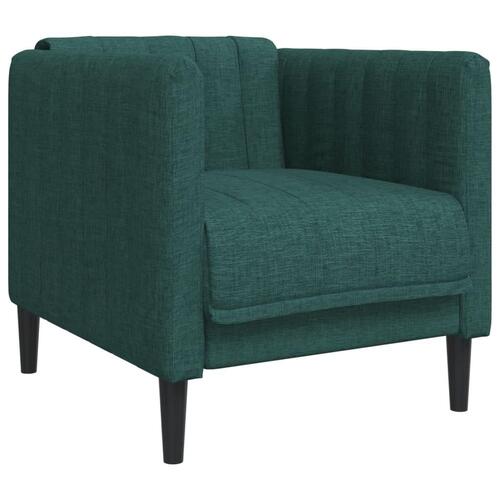3 personers sofa stof mørkegrøn