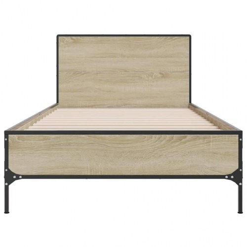 Sengeramme 100 x 200 cm i sonoma-eg