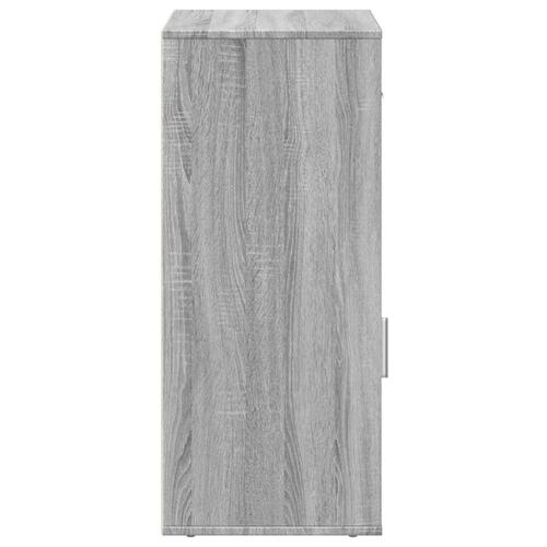 Opbevaringsskab 56,5x39x90 cm konstrueret træ grå sonoma-eg
