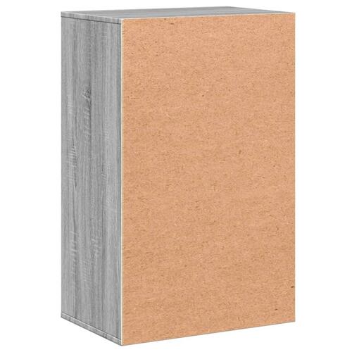 Opbevaringsskab 56,5x39x90 cm konstrueret træ grå sonoma-eg