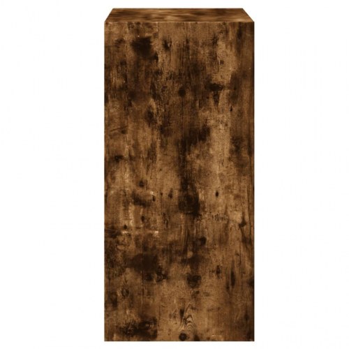 Tøjreol 77x48x102 cm konstrueret træ betongrå