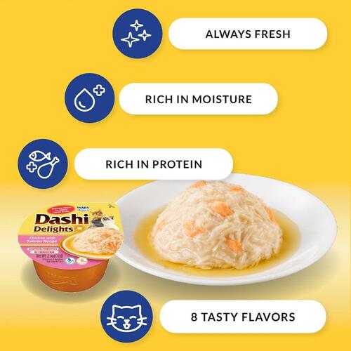 Snack for Cats Inaba Dashi Delights Kylling 70 g