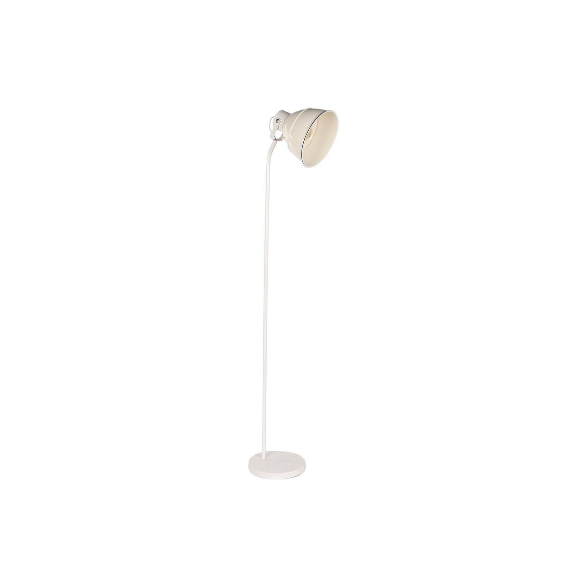 Gulvlampe - blå/hvid metal, E27, 220 V, 40 × 28 × 171 cm