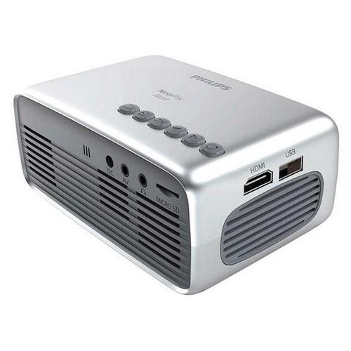 Projektor Philips Neopix NPX240/INT 1080 px USB 2.0 Grå
