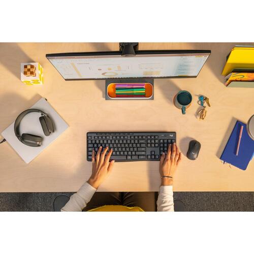Tastatur og mus Logitech 920-012077 Grafit Monochrome QWERTY