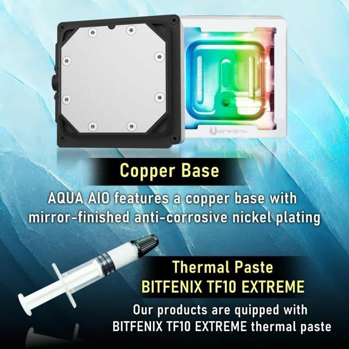 BitFenix kølingsbase til laptop - hvid, 15 dB billede