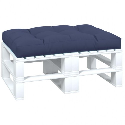 Pallehynde 120 × 80 × 12 cm - stof, marineblå