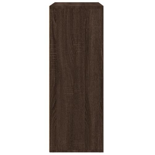 Skænk 60x31x84 cm konstrueret træ brun egetræsfarve