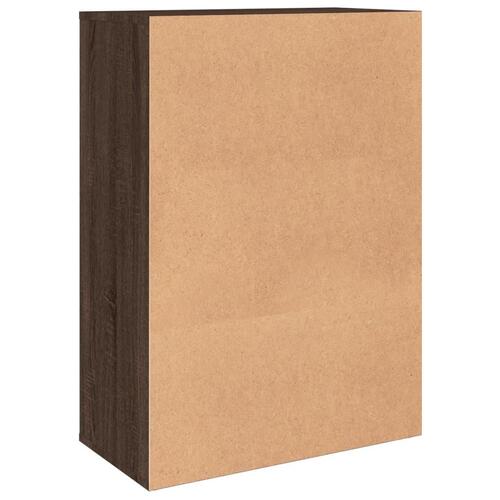 Skænk 60x31x84 cm konstrueret træ brun egetræsfarve