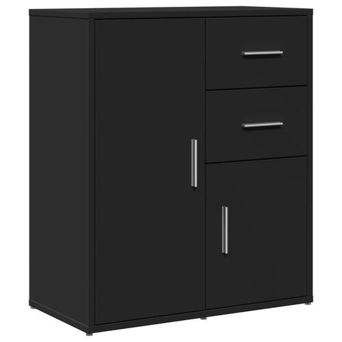 Skænk 60x31x70 cm konstrueret træ sort