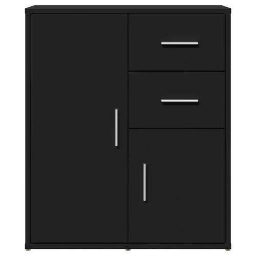 Skænk 60x31x70 cm konstrueret træ sort
