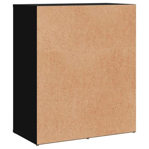 Skænk 60x31x70 cm konstrueret træ sort