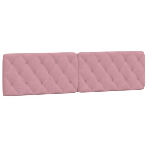 Sengeramme uden madras 200x200 cm fløjl pink