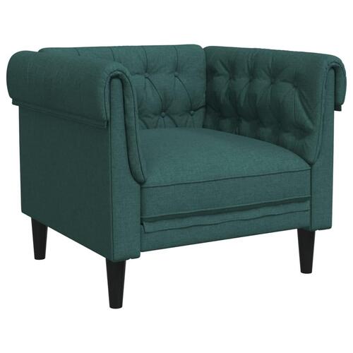 3 personers sofa stof mørkegrøn