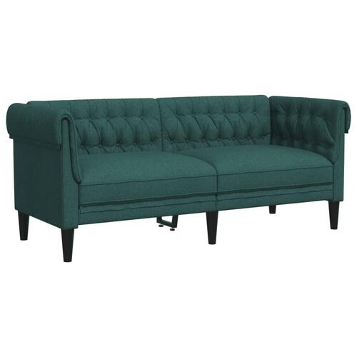 3 personers sofa stof mørkegrøn