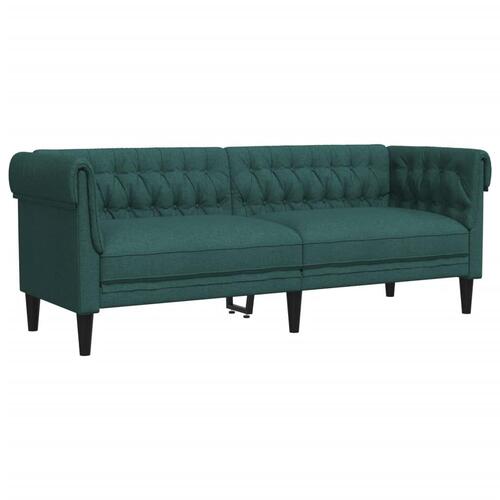 3 personers sofa stof mørkegrøn