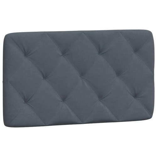 Gavlpude i velour - 80 cm, mørkegrå