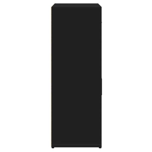 Skænk 60x30x84 cm konstrueret træ sort