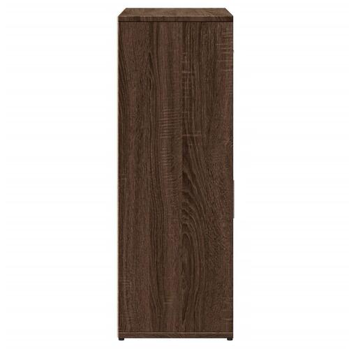 Skænk 60x30x84 cm konstrueret træ brun egetræsfarve