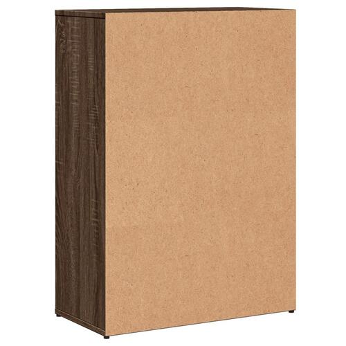 Skænk 60x30x84 cm konstrueret træ brun egetræsfarve