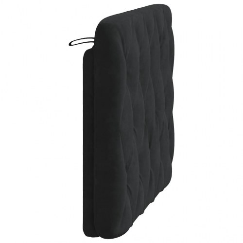 Gavlpude i velour - 100 cm, sort