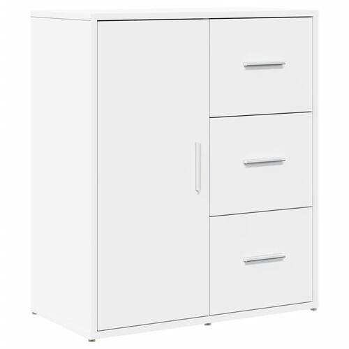 Skænk 60x31x70 cm konstrueret træ hvid