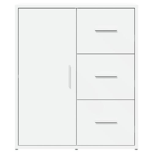 Skænk 60x31x70 cm konstrueret træ hvid