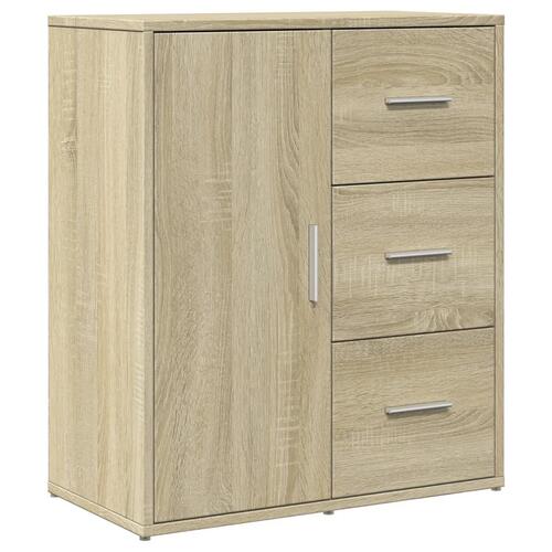Skænk 60x31x70 cm konstrueret træ sonoma-eg