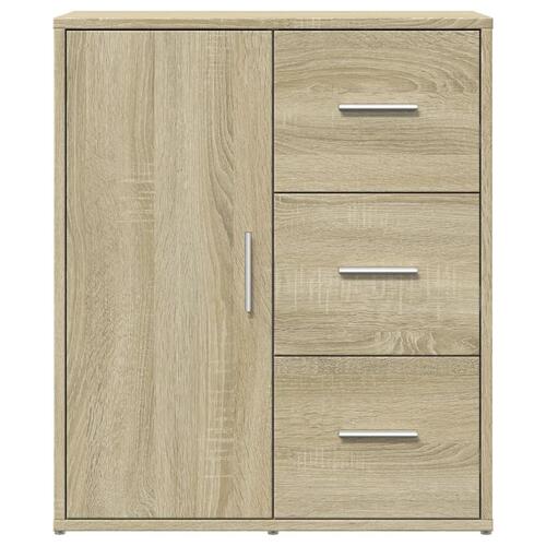 Skænk 60x31x70 cm konstrueret træ sonoma-eg