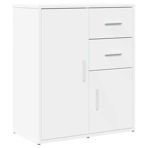 Skænk 60x31x70 cm konstrueret træ hvid