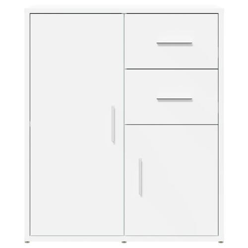 Skænk 60x31x70 cm konstrueret træ hvid