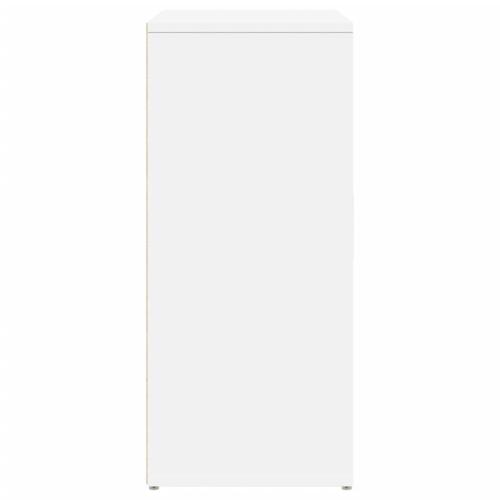 Skænk 60x31x70 cm konstrueret træ hvid