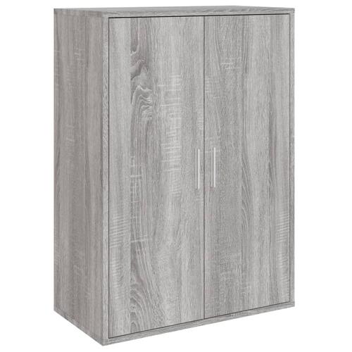 Skænk 60x31x84 cm konstrueret træ grå sonoma-eg