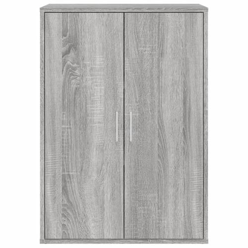 Skænk 60x31x84 cm konstrueret træ grå sonoma-eg