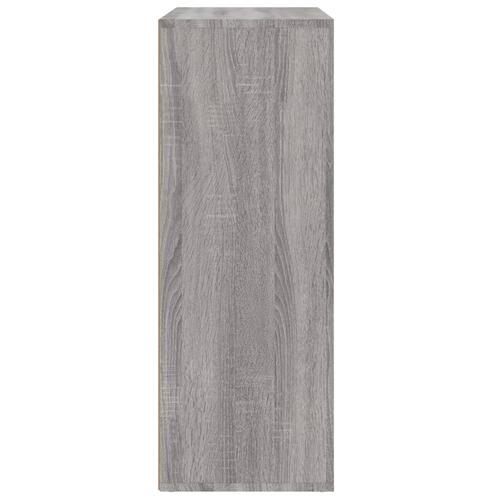 Skænk 60x31x84 cm konstrueret træ grå sonoma-eg