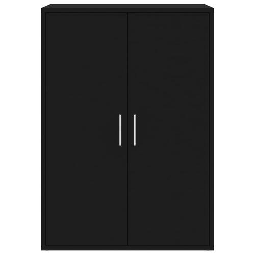 Skænk 60x31x84 cm konstrueret træ sort
