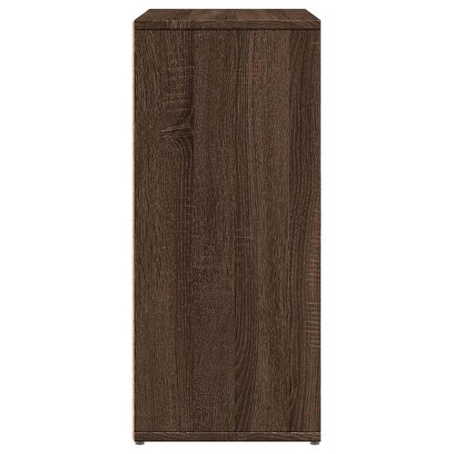 Skænk 60x31x70 cm konstrueret træ brun egetræsfarve