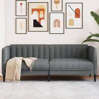 2-personers sofa stof mørkegrå