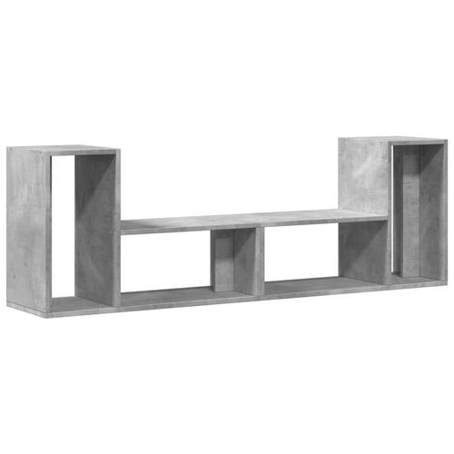 Tv-borde 2 stk. 75x30x50 cm konstrueret træ betongrå