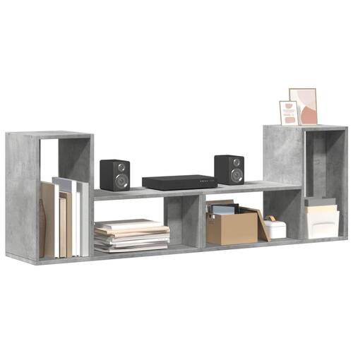 Tv-borde 2 stk. 75x30x50 cm konstrueret træ betongrå
