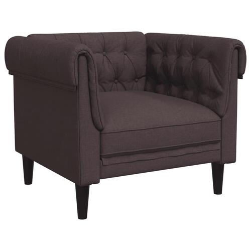 3 personers sofa stof mørkebrun